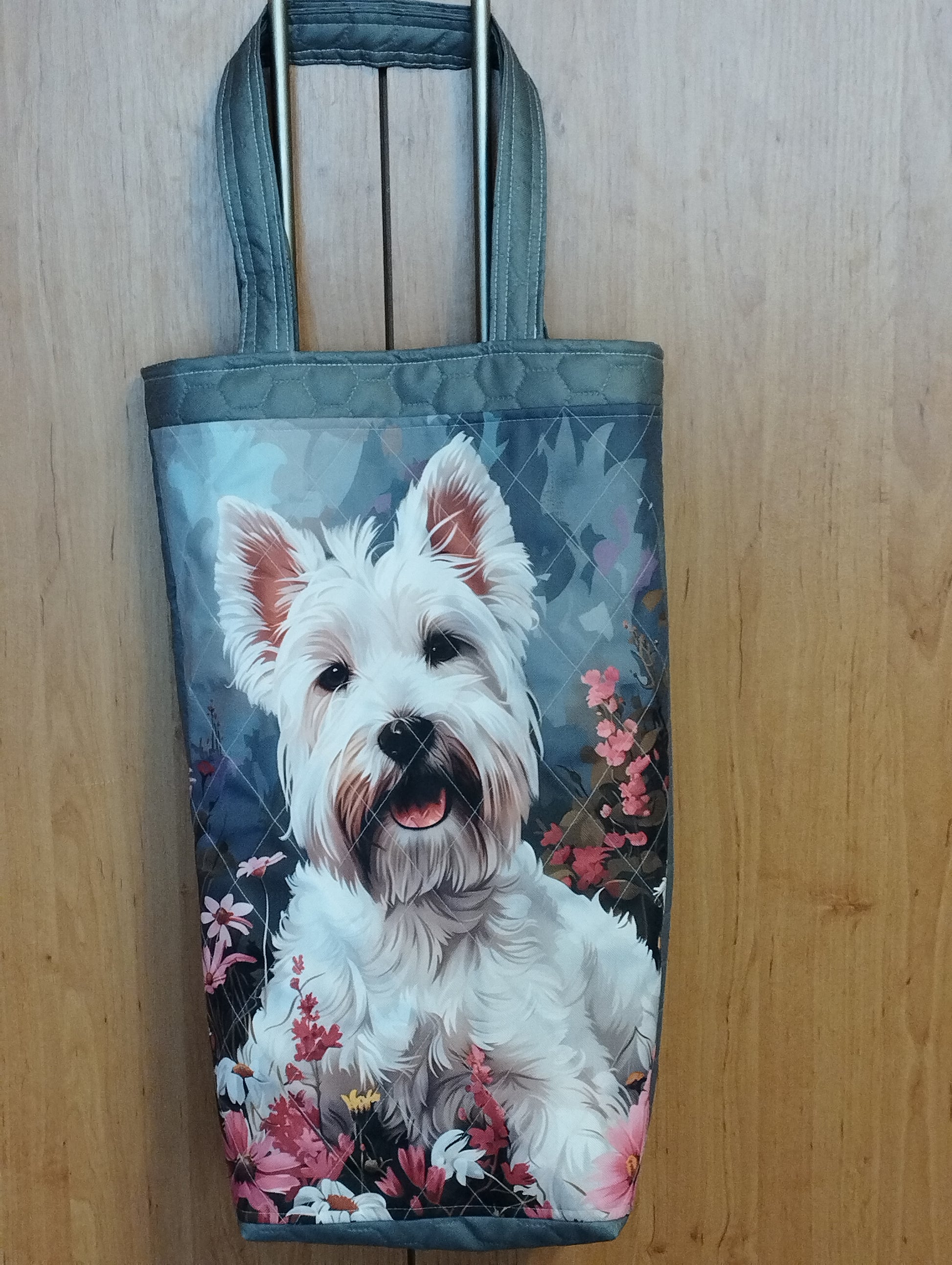 🐾 Ručně šitá taška – Westík (West Highland White Terrier)