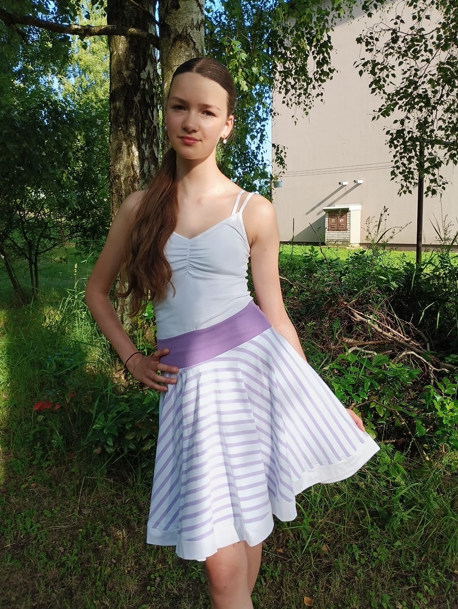 Dívčí sukně - kolová