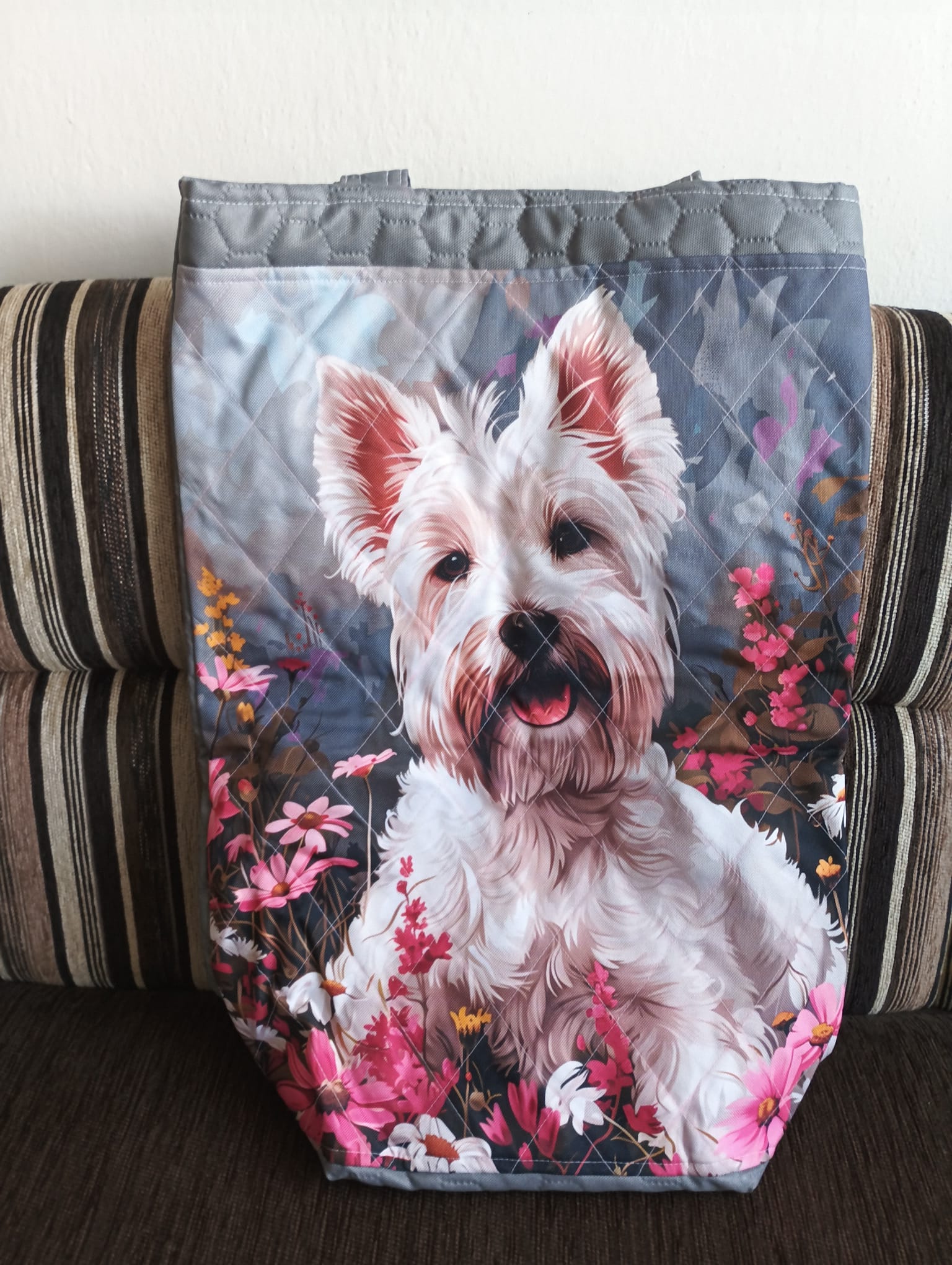 🐾 Ručně šitá taška – Westík (West Highland White Terrier)